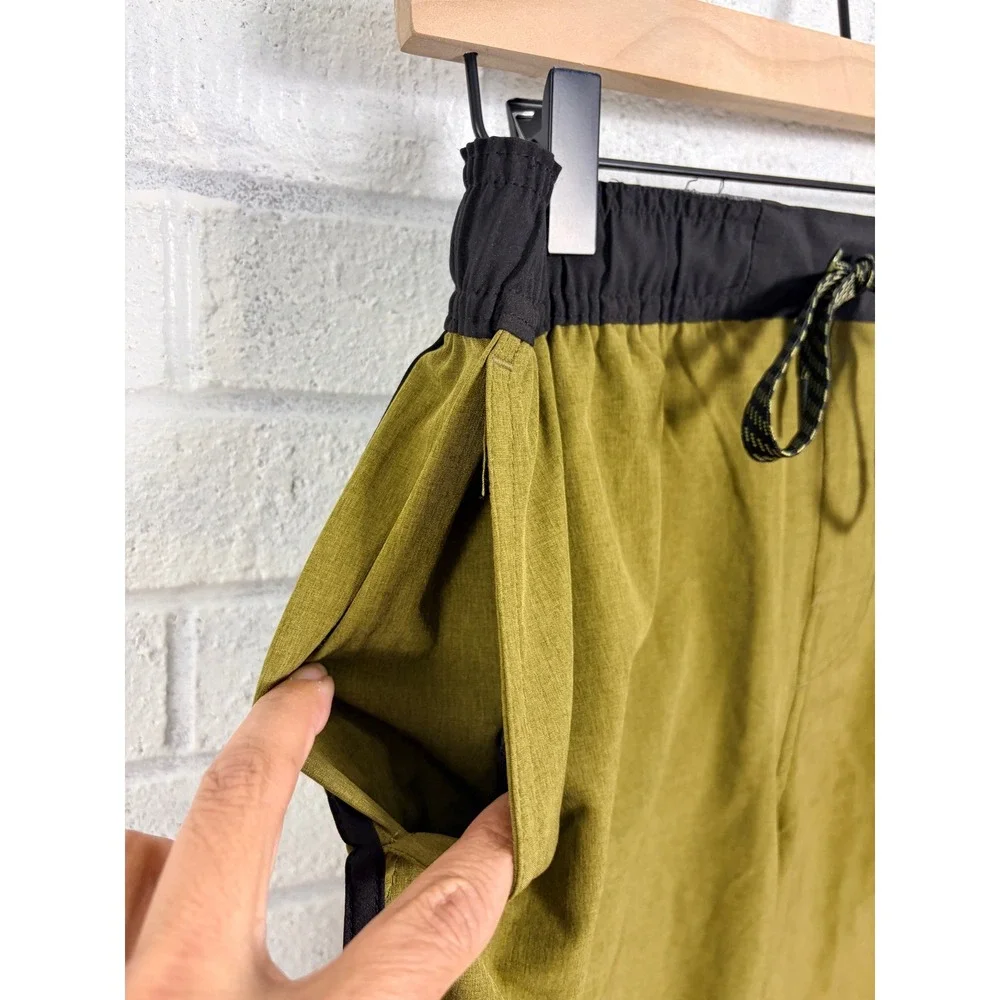 Dixxon Board Shorts Mens S Olive Green Hybrid Stretch Swim Trunks